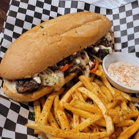 Oxtail Philly cheesesteak.