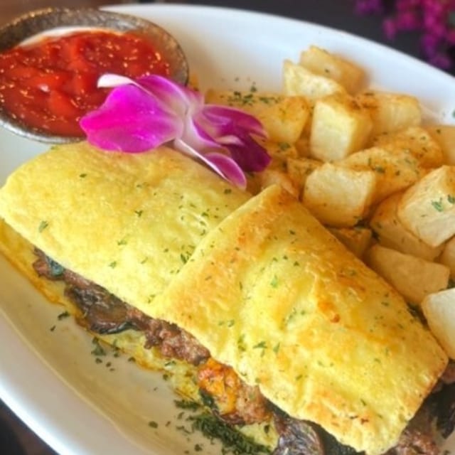 Vegan Oxtail Omelette.