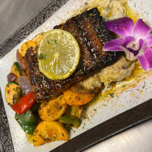 Sautee Salmon Plate.